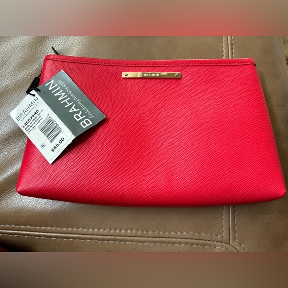 Red Brahmin clutch